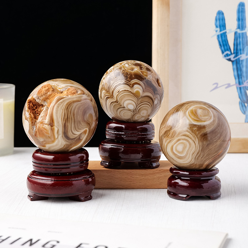 Chocolate stone balls (Comes with a base)