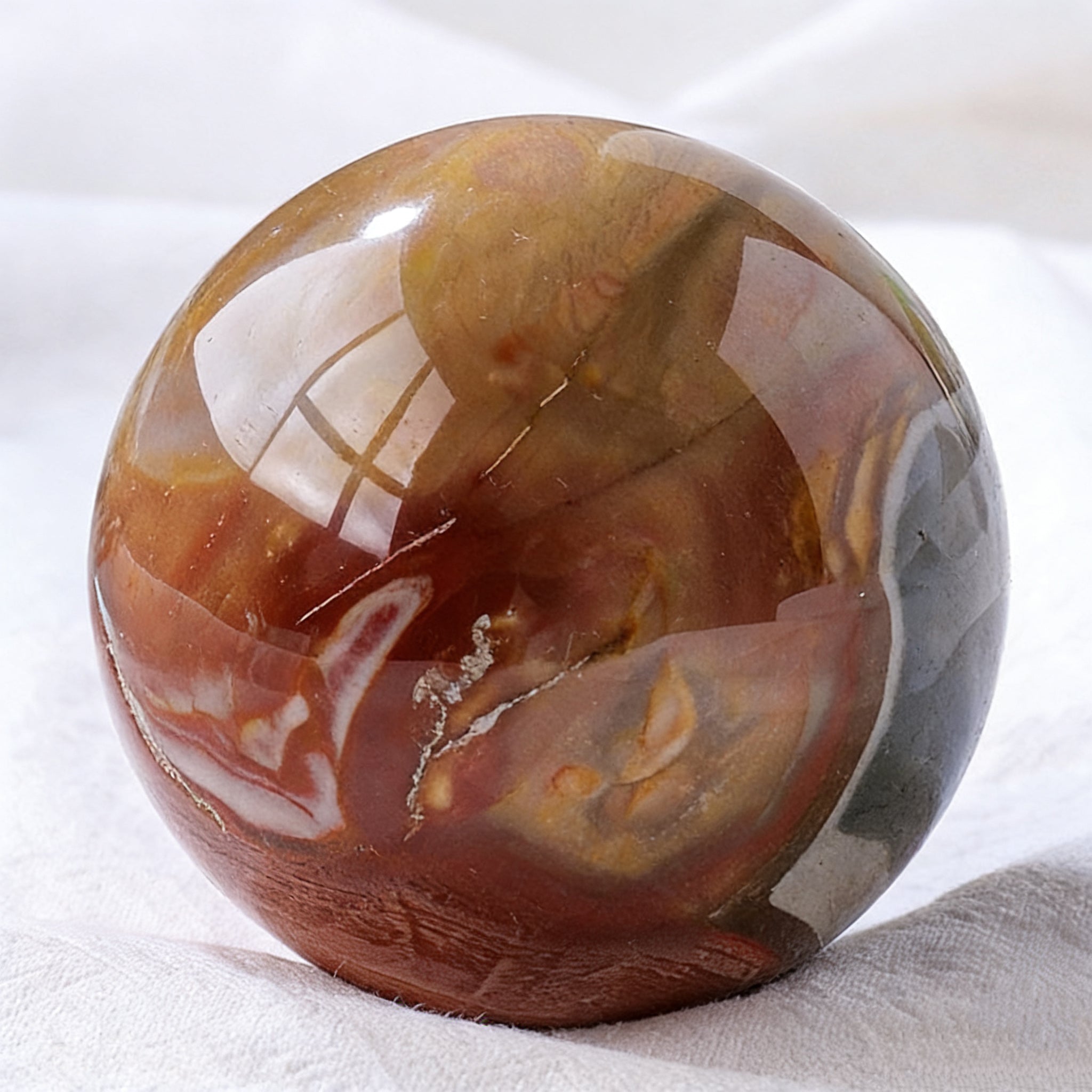 Ocean Agate Sphere(Comes with a base)