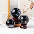 Black Agate Sphere(Comes with a base)