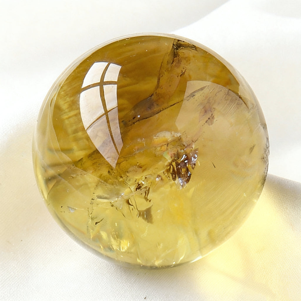 Citrine Sphere(Comes with a base)