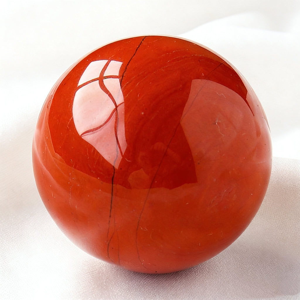 Red Jasper Sphere(Comes with a base)