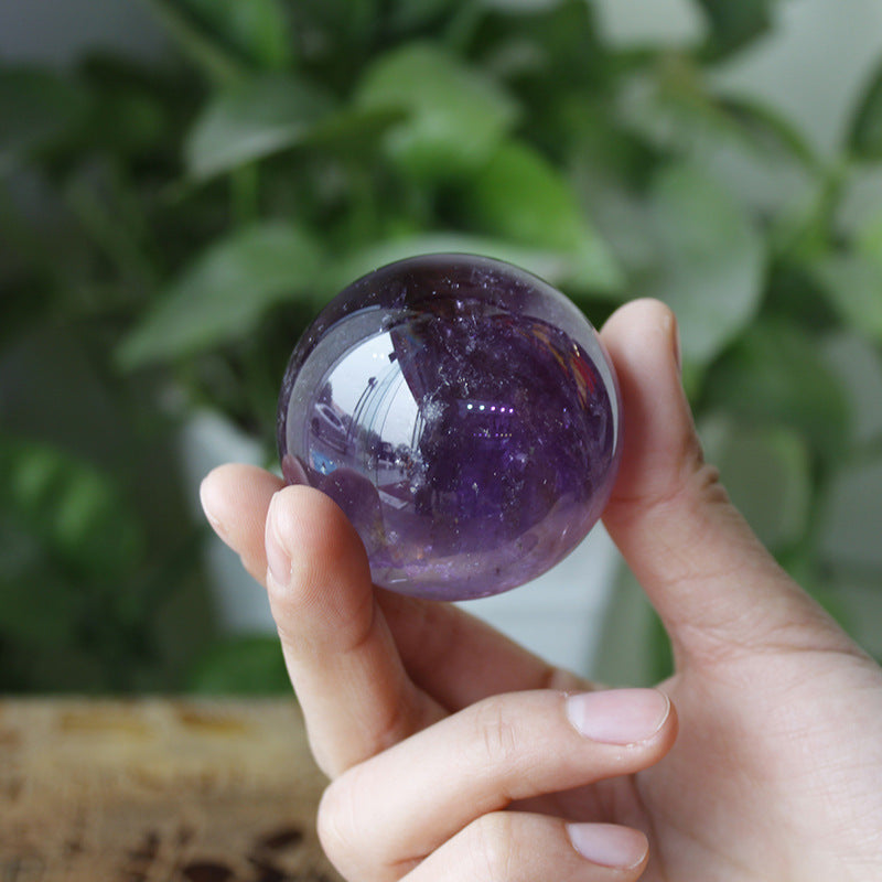 Brazilian Amethyst Sphere(Comes with a base)