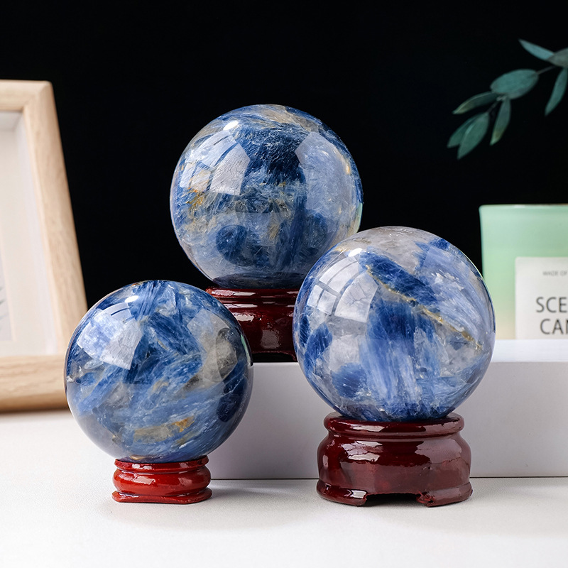 Kyanite ball (Comes with a base)