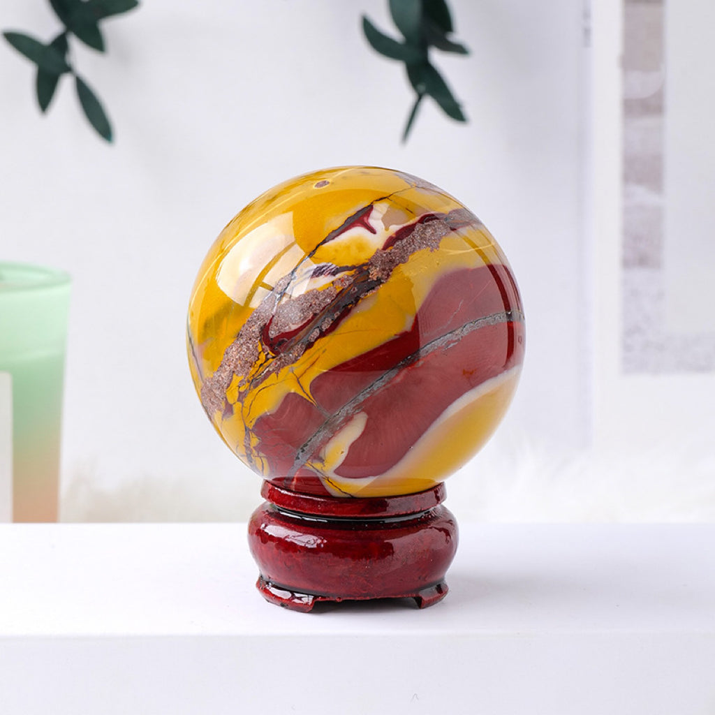 Sunstone Yolk Sphere(Comes with a base)