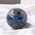 Blue-Veined Stone Sphere(Comes with a base)
