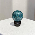 Blue Apatite Sphere(Comes with a base)