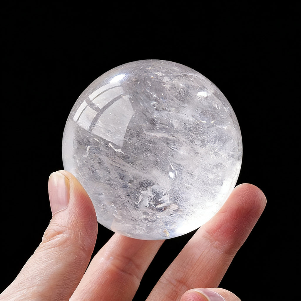 Clear Quartz Sphere(Comes with a base)