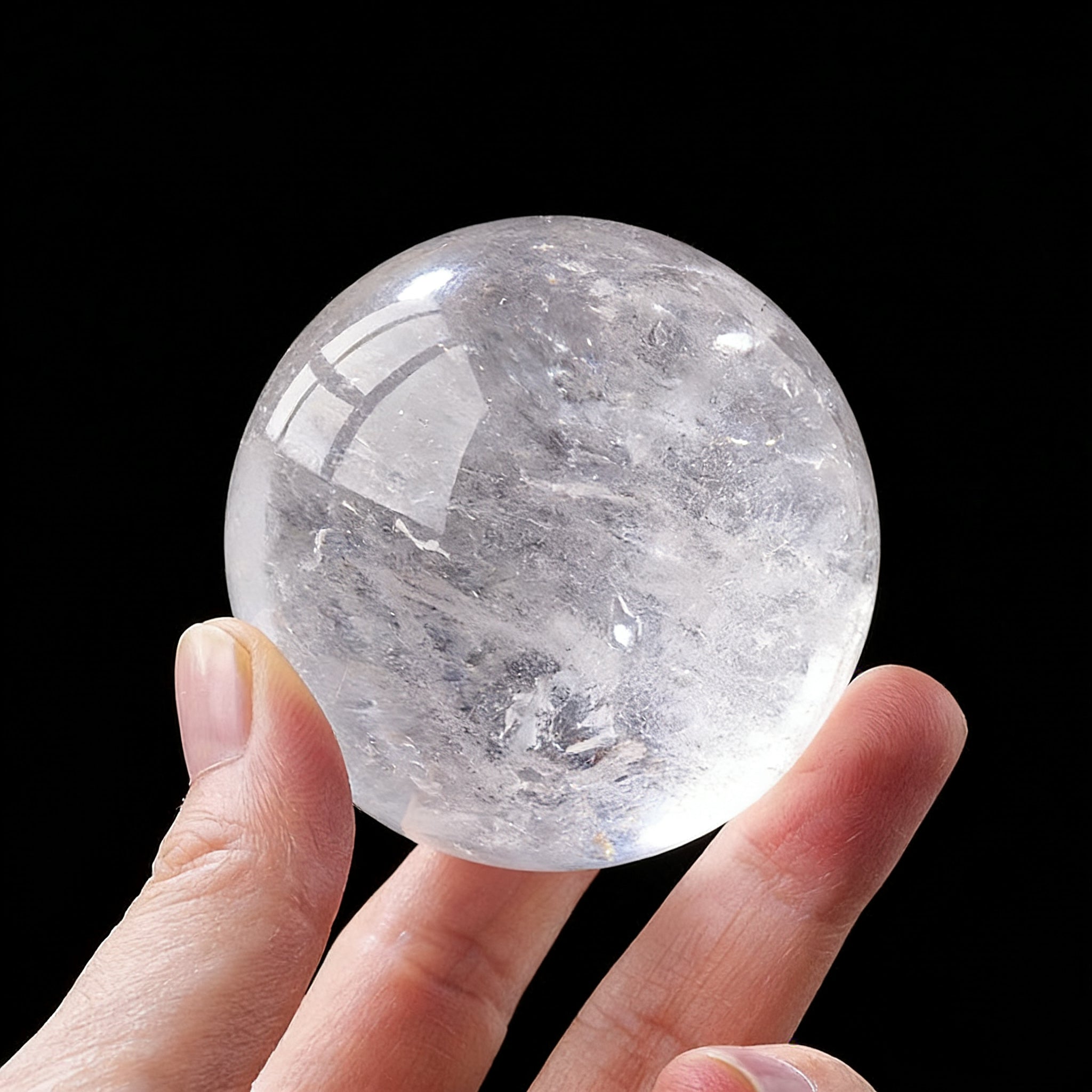 Clear Quartz Sphere(Comes with a base)