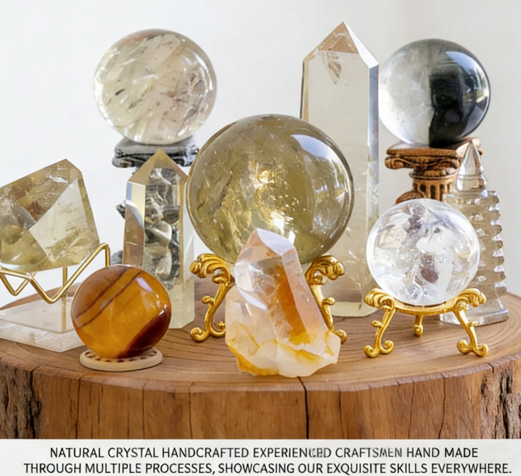 Bamboo Stone Sphere(Comes with a base)