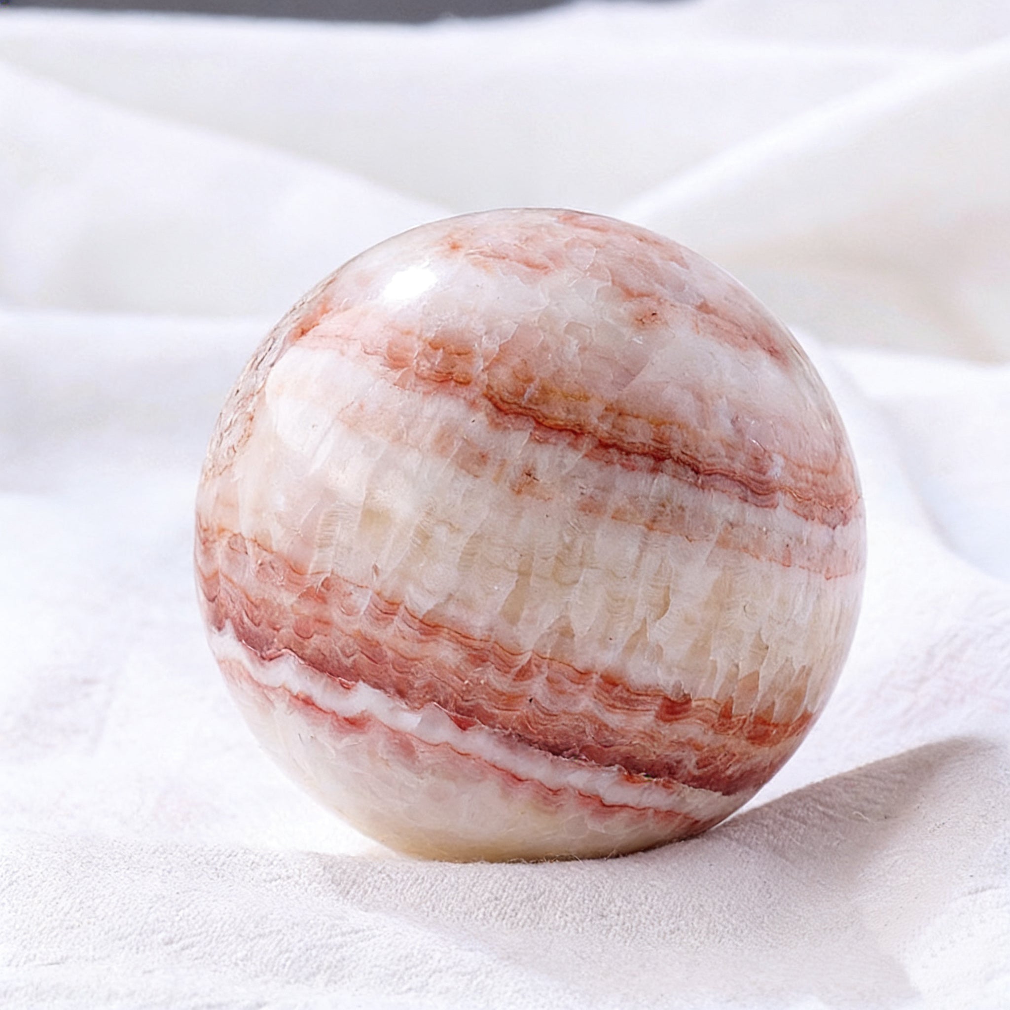 Rhodochrosite Sphere(Comes with a base)