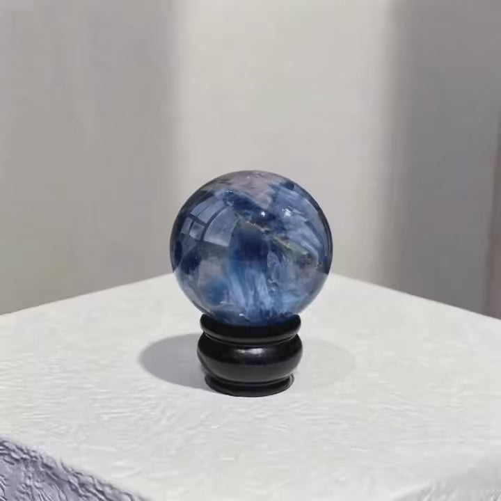 Kyanite Sphere  (Comes with a base)